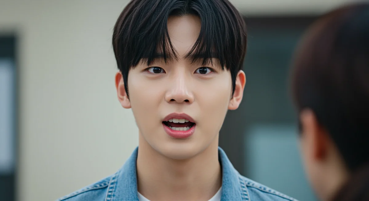 Actor portraying webtoon character