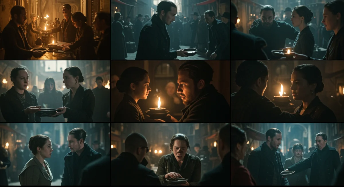 Intense emotional and action sequences from the drama City of Secrets