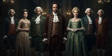 Promotional image for a historical drama series