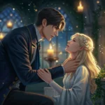 Romantic fantasy scene from Midnight Dream with glowing magical elements