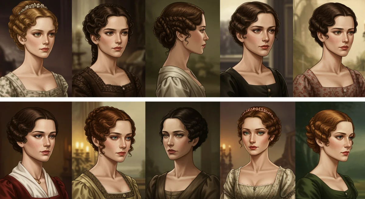 Evolution of period drama hairstyles timeline
