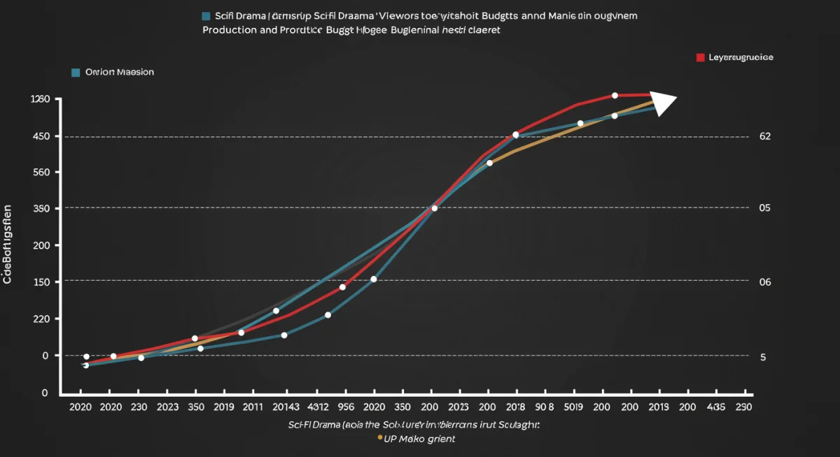 Graph showing sci-fi drama market growth trends