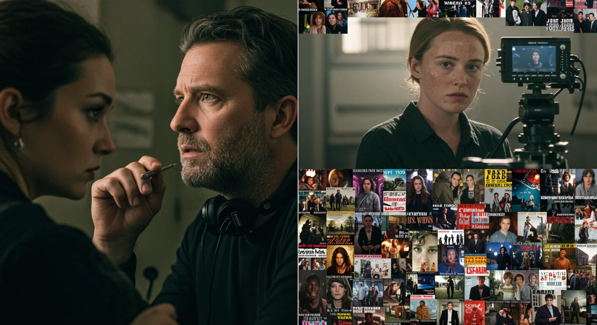 Behind-the-scenes filming of 'Silent Witness' and positive US reviews