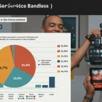 Infographic displaying potential monthly savings from streaming service bundles through a clear, data-driven visualization.