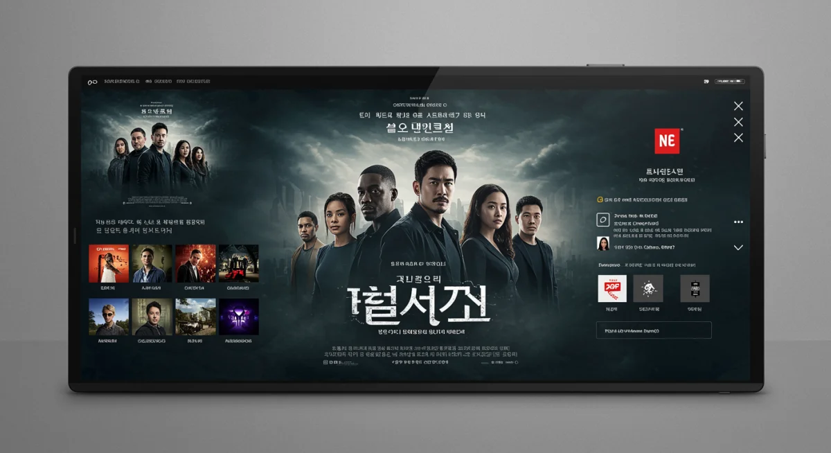 Streaming interface highlighting a highly-rated, underrated drama series