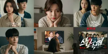 Vibrant collage of top 5 trending K-drama posters on Netflix US, perfect for weekend binge-watching.