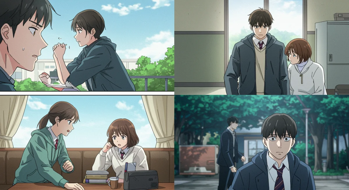 Webtoon vs K-Drama scene comparison